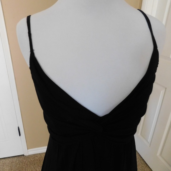 Black Beach Cover up Dress - Picture 2 of 6